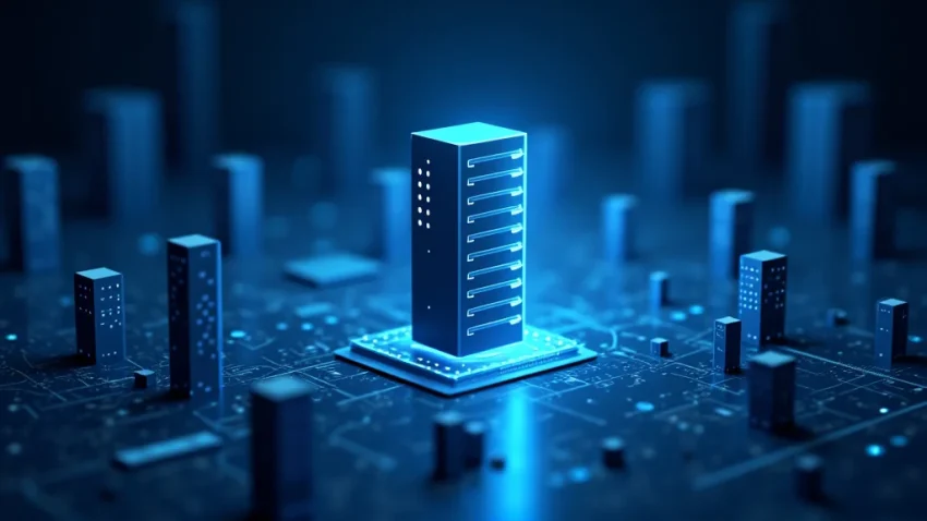 Best Web Hosting Reviews And Ratings Guide The image shows a laptop displaying a website listing best web hosting reviews and ratings for the guide.